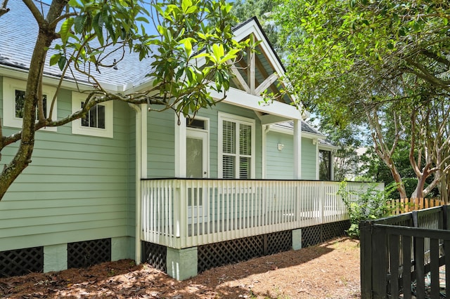 116 Cartright St, Daniel Island, SC 29492 - view of side of home with a deck