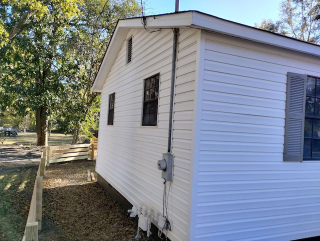 view of property exterior