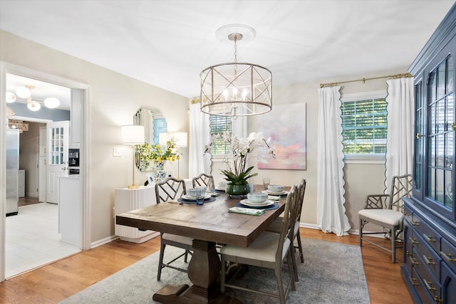 520 Yale Dr, Charleston, SC 29412 - dining space featuring a chandelier and light wood-style floors