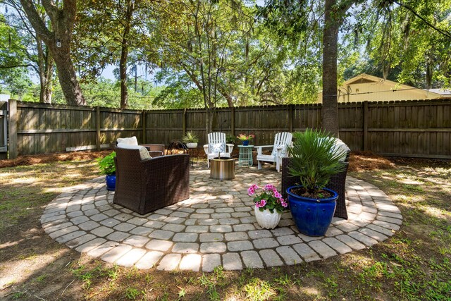 520 Yale Dr, Charleston, SC 29412 - view of patio with a fenced backyard