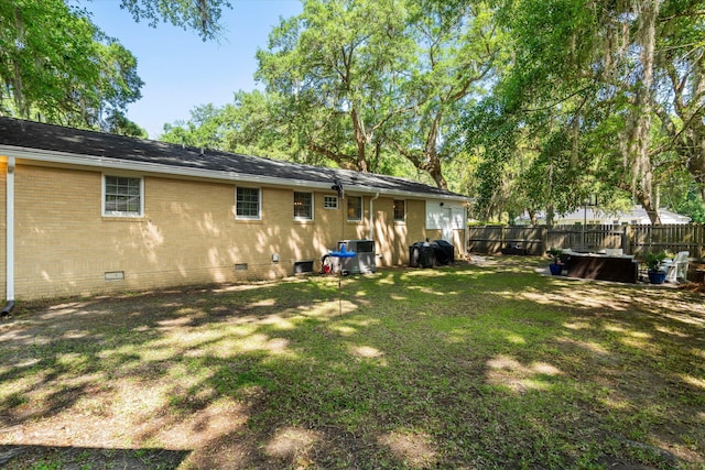520 Yale Dr, Charleston, SC 29412 - back of house with crawl space and brick siding