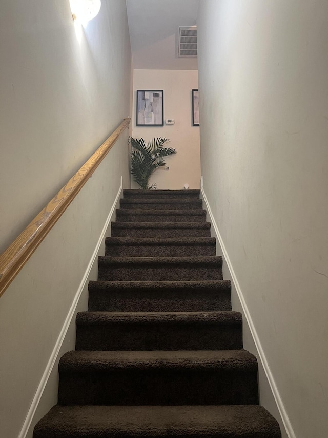 527 Travelers Blvd, Summerville, SC 29485 - stairs with baseboards