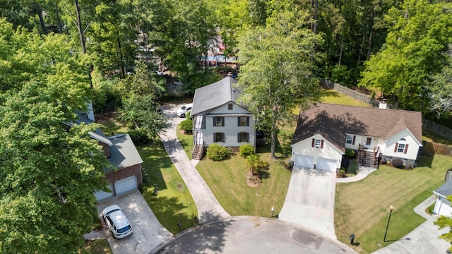 drone / aerial view