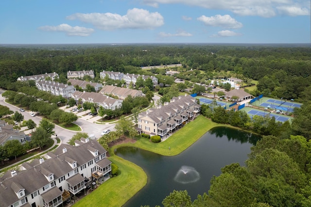 3588 Bagley Dr, Mount Pleasant, SC 29466 - bird's eye view of a heavily wooded area and a nearby body of water