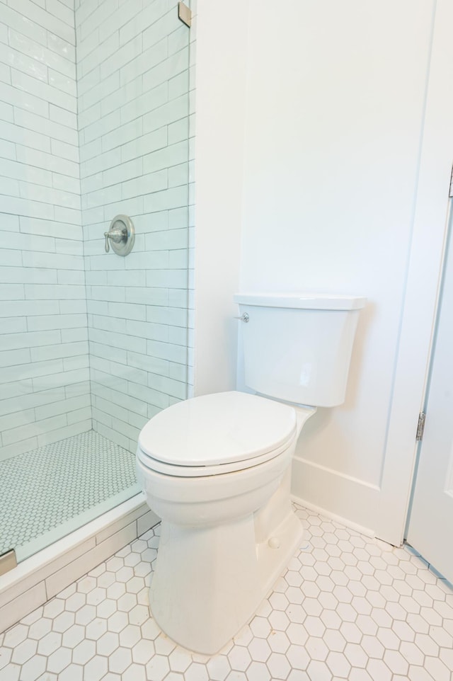 173 Coming St Unit B, Charleston, SC 29403 - bathroom featuring a stall shower and tile patterned flooring