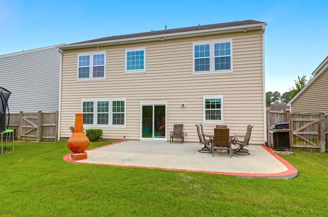 9785 Black Willow Ln, Ladson, SC 29456 - rear view of house featuring a gate and a patio
