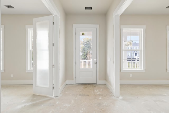 view of entrance foyer