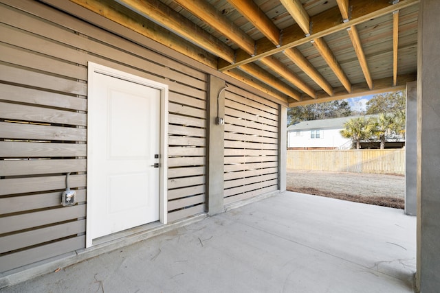 exterior space featuring a patio