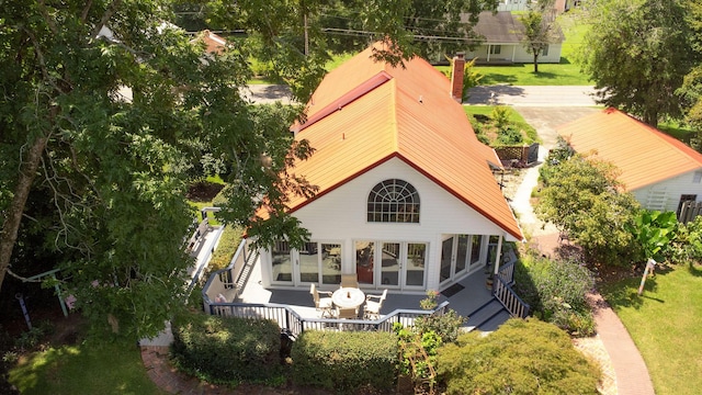 view of back of property