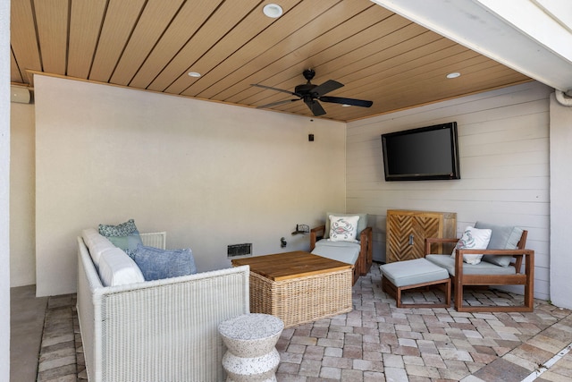 1635 Bull Creek Ln, Charleston, SC 29414 - view of patio / terrace featuring a ceiling fan