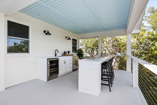 1635 Bull Creek Ln, Charleston, SC 29414 - view of patio / terrace with beverage cooler and exterior kitchen
