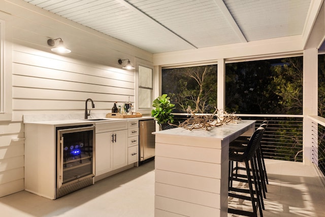 1635 Bull Creek Ln, Charleston, SC 29414 - view of patio with wine cooler, an outdoor bar, and area for grilling