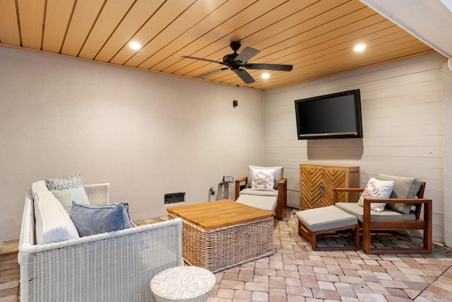 1635 Bull Creek Ln, Charleston, SC 29414 - view of patio featuring ceiling fan