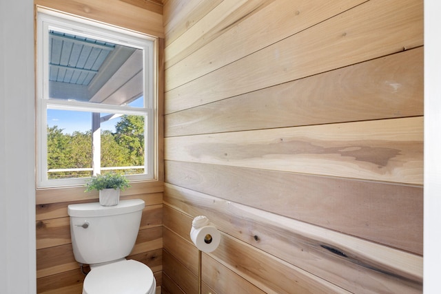 1635 Bull Creek Ln, Charleston, SC 29414 - bathroom featuring wooden walls and toilet