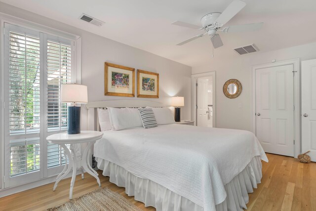 bedroom featuring connected bathroom