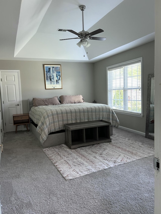 8701 Caspiana Ln, North Charleston, SC 29420 - bedroom with carpet floors and a ceiling fan
