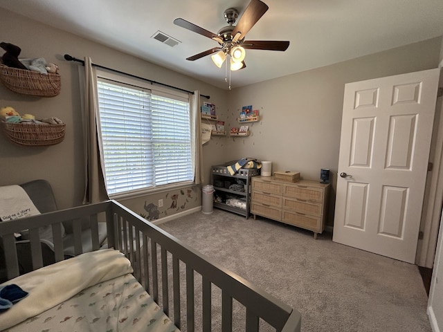 8701 Caspiana Ln, North Charleston, SC 29420 - bedroom featuring carpet floors and ceiling fan