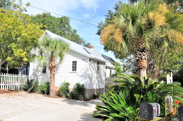 view of side of property