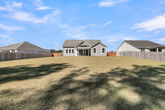 view of back of property