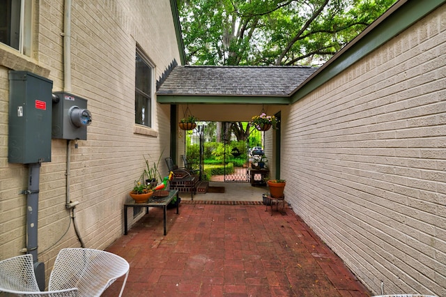 view of patio