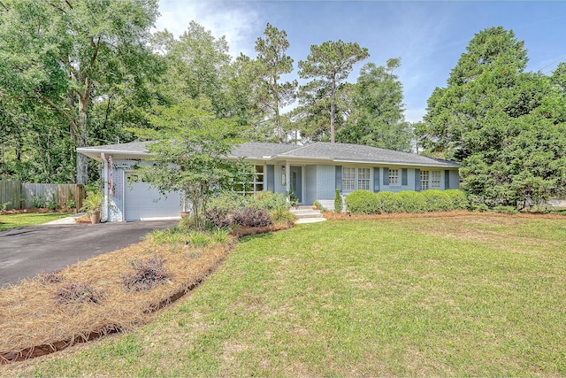 803 Burnett Dr, Charleston, SC 29412 - ranch-style house featuring driveway, a garage, and brick siding