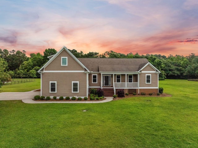 727 Sonny Boy Ln, Johns Island, SC 29455 - view of front facade featuring a porch and a front lawn