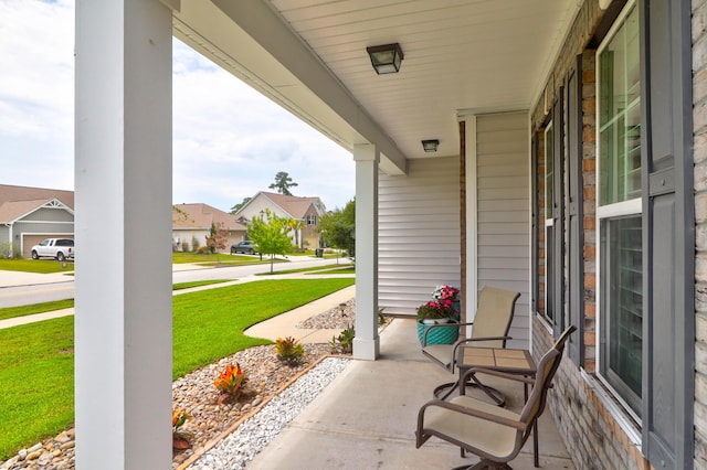 view of patio / terrace featuring a porch