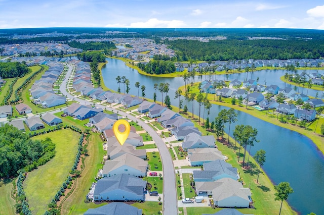366 Tupelo Lake Dr, Summerville, SC 29486 - aerial perspective of suburban area featuring a nearby body of water
