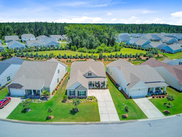 366 Tupelo Lake Dr, Summerville, SC 29486 - aerial view of residential area featuring a heavily wooded area