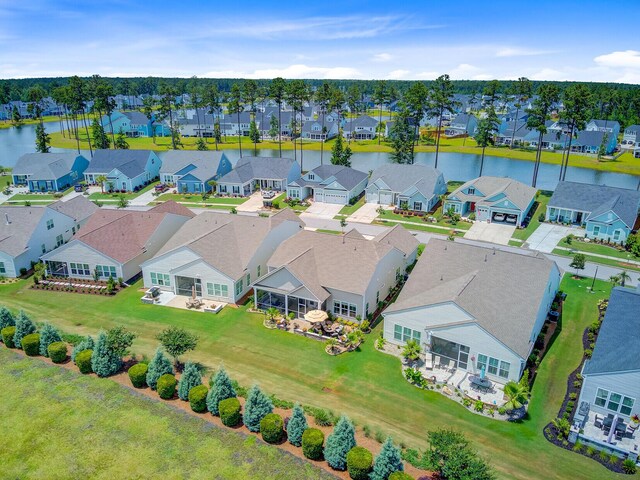 366 Tupelo Lake Dr, Summerville, SC 29486 - aerial view of residential area with a nearby body of water