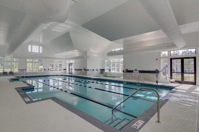 366 Tupelo Lake Dr, Summerville, SC 29486 - indoor community pool featuring french doors