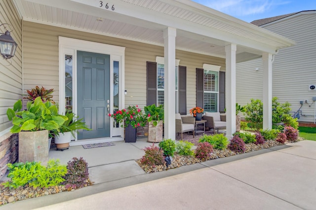 366 Tupelo Lake Dr, Summerville, SC 29486 - view of exterior entry featuring covered porch