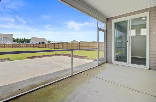 104 Wild Orchid Way, Huger, SC 29450 - view of unfurnished sunroom