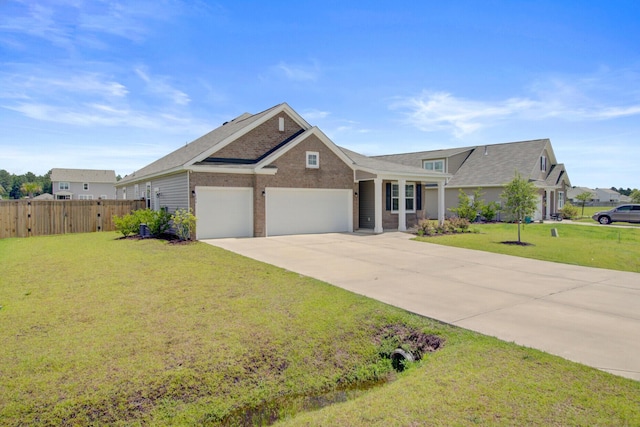 104 Wild Orchid Way, Huger, SC 29450 - view of front of house featuring concrete driveway, an attached garage, brick siding, and roof with shingles