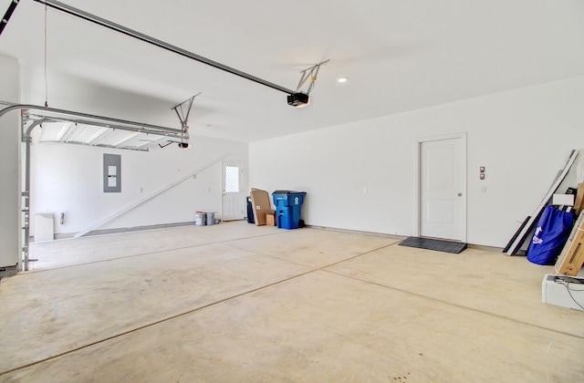 104 Wild Orchid Way, Huger, SC 29450 - garage with a garage door opener and electric panel