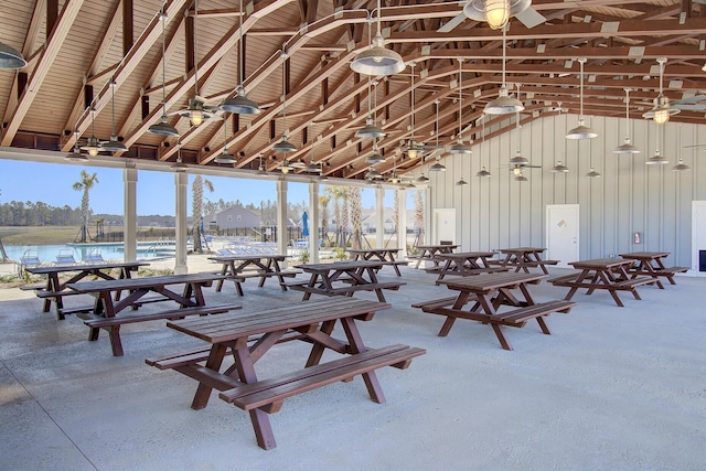 104 Wild Orchid Way, Huger, SC 29450 - view of patio / terrace with a ceiling fan