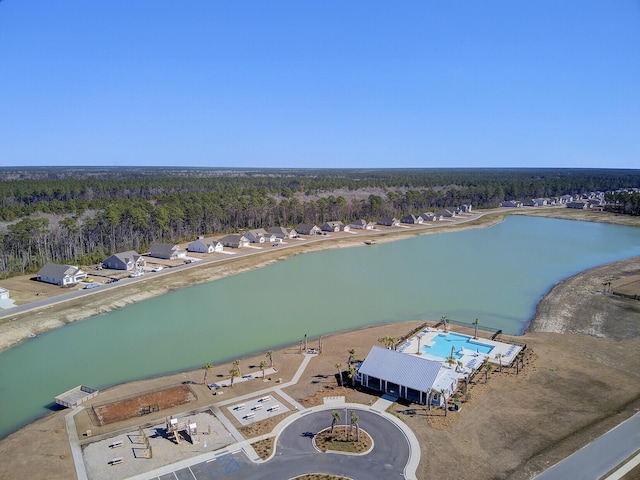 104 Wild Orchid Way, Huger, SC 29450 - bird's eye view of a nearby body of water and a forest
