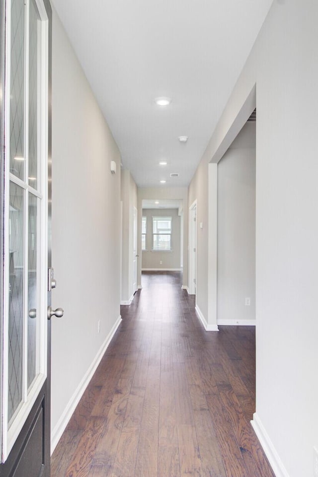 104 Wild Orchid Way, Huger, SC 29450 - corridor featuring wood finished floors and recessed lighting
