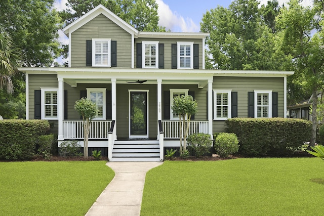 2258 Arthur Gaillard Ln, Charleston, SC 29414 - view of front facade featuring a porch and a front yard