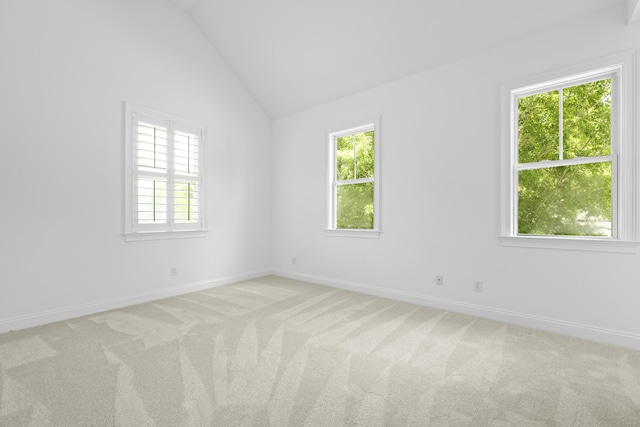 2258 Arthur Gaillard Ln, Charleston, SC 29414 - unfurnished room featuring light colored carpet and lofted ceiling