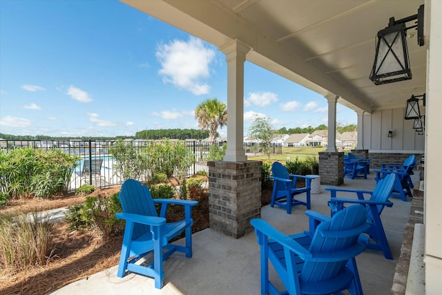 127 Surfbird Rd, Summerville, SC 29486 - view of patio featuring fence