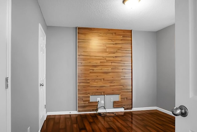 7947 Vermont Rd, North Charleston, SC 29418 - spare room with wood finished floors, baseboards, and wood walls