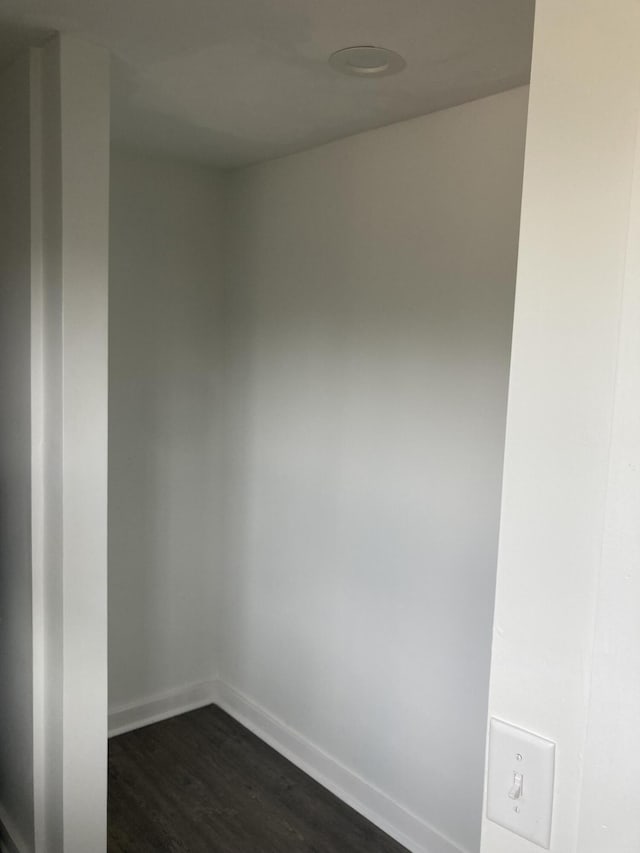 110 Groves St, Walterboro, SC 29488 - empty room with dark wood-type flooring and baseboards