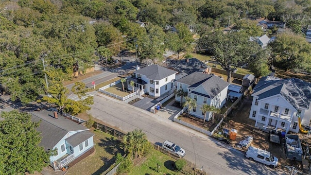 drone / aerial view featuring a residential view