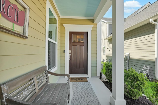 view of entrance to property