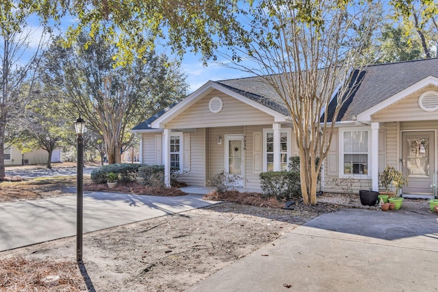 view of front of home