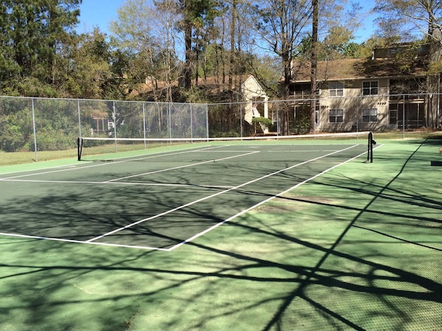 view of tennis court