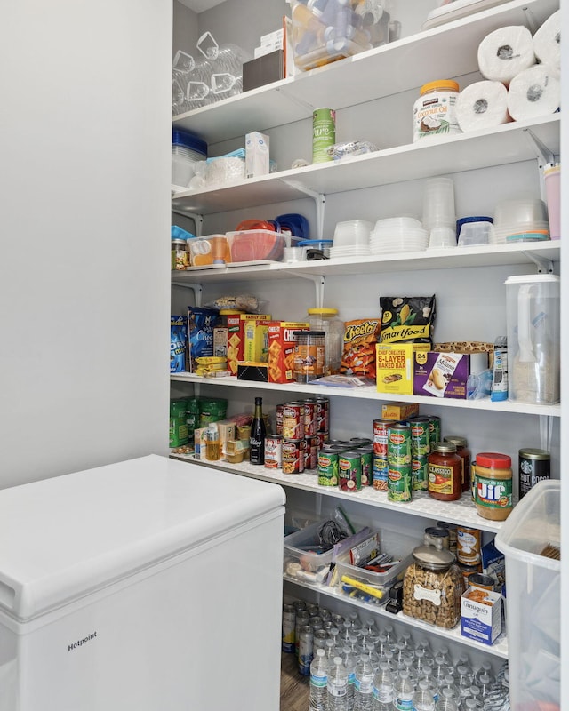 view of pantry