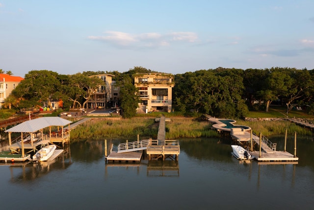 905 Palm Blvd, Isle Of Palms, SC 29451 - dock area with a water view