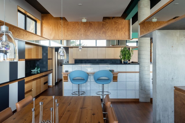 905 Palm Blvd, Isle Of Palms, SC 29451 - kitchen featuring dark wood finished floors and plenty of natural light